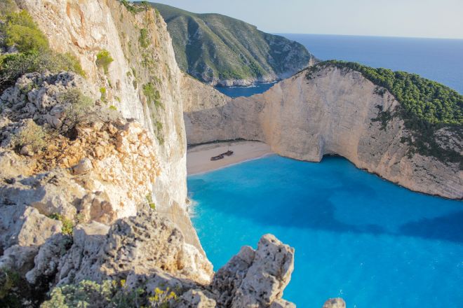 Zakynthos ist bekannt für dieses Postkartenmotiv – aber auch der Rest der Insel kann sich sehen lassen! Foto: Pixabay.com | Lizenz: CC0 Public Domain